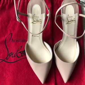 CHRISTIAN LOUBOUTIN Patent Riverina 85 Pumps 38